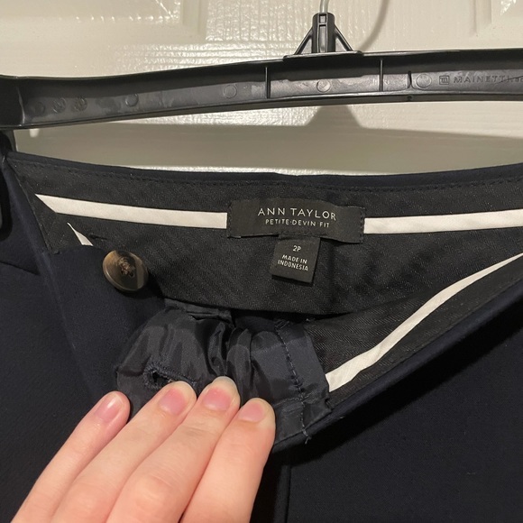 Ann Taylor petite Devin fit Straight Leg dress pants - Picture 2 of 4